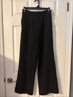 Women’s ' Black Wide-Leg Formal Pants S